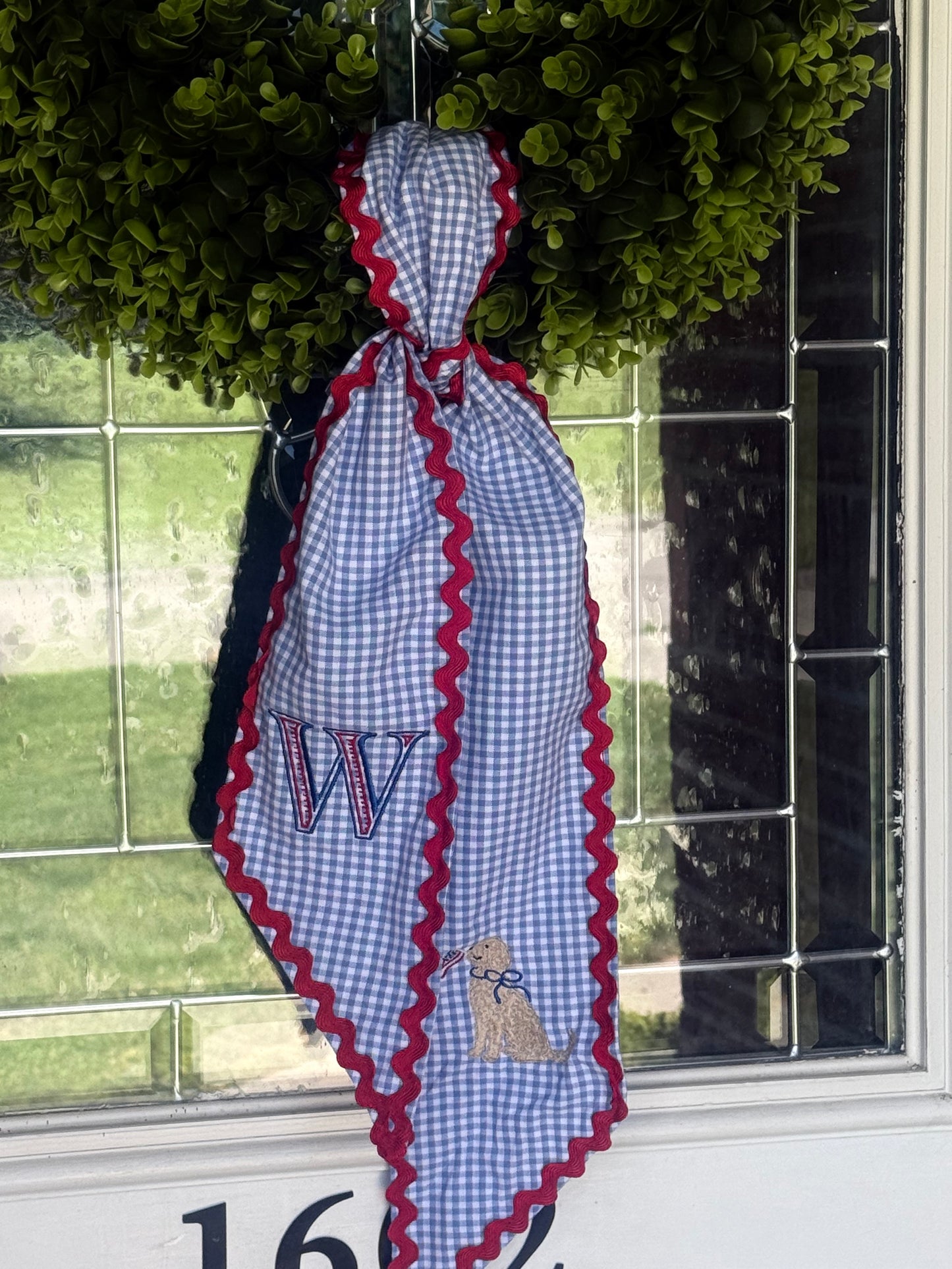 Patriotic Wreath Sash