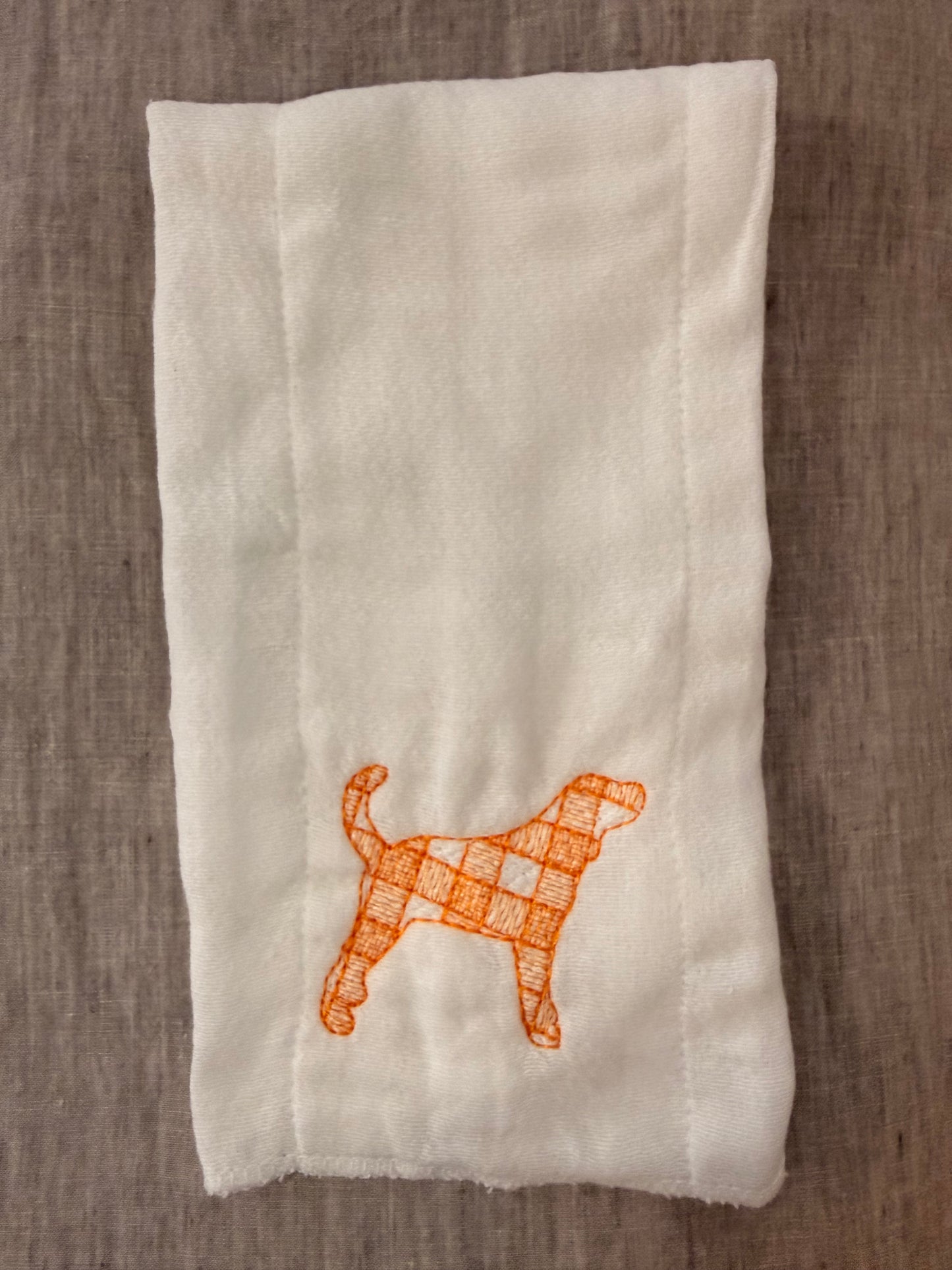 Hound Dog Burp Cloth