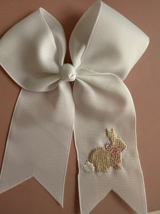 5 inch Claw clip Bunny Bow