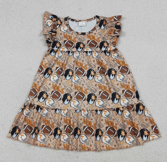 *Pre-Order* Girls Gameday Hound Dog Dress