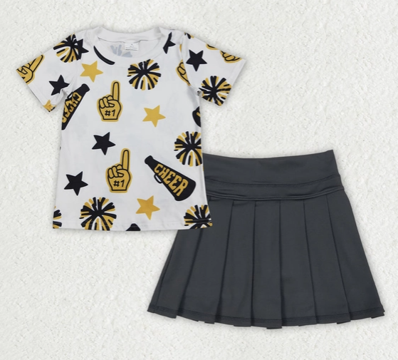 *Pre-Order* Girls Cheer Top and Skort Set