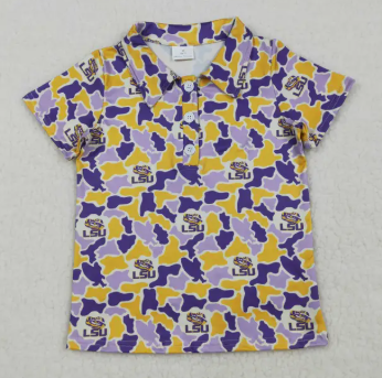 *Pre-Order* Boys Gameday Camo Polo