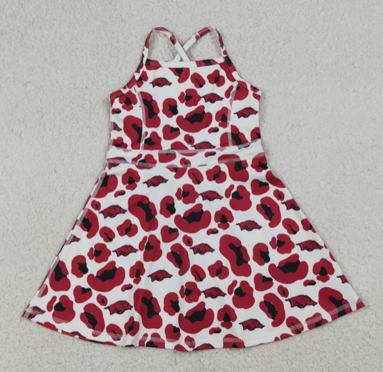 *Pre-Order* Girls Gameday Leopard Active Dress