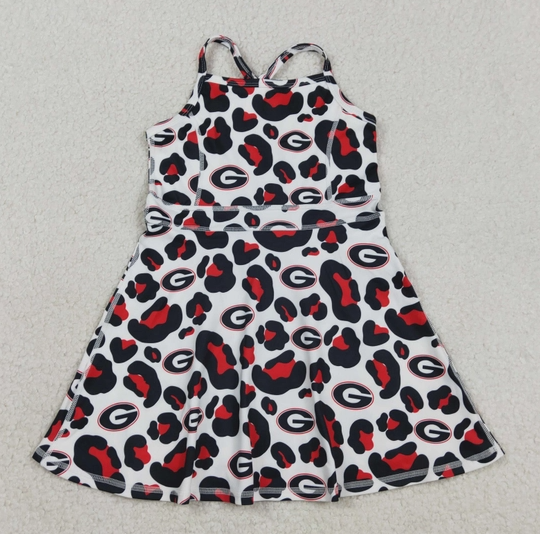*Pre-Order* Girls Gameday Leopard Active Dress