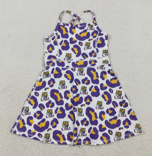 *Pre-Order* Girls Gameday Leopard Active Dress