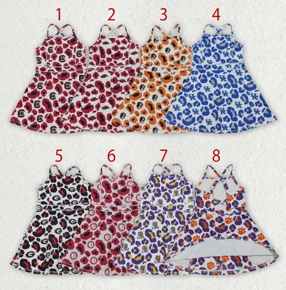 *Pre-Order* Girls Gameday Leopard Active Dress