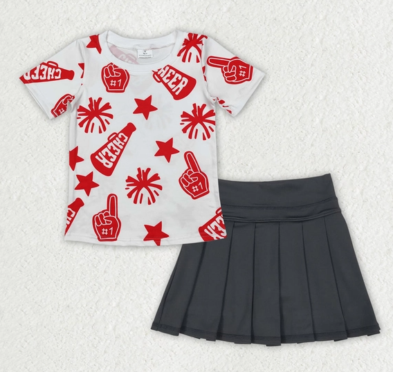 *Pre-Order* Girls Cheer Top and Skort Set