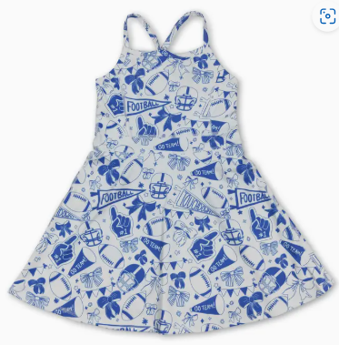 *Pre-Order* Girls Football Gameday Active Dress